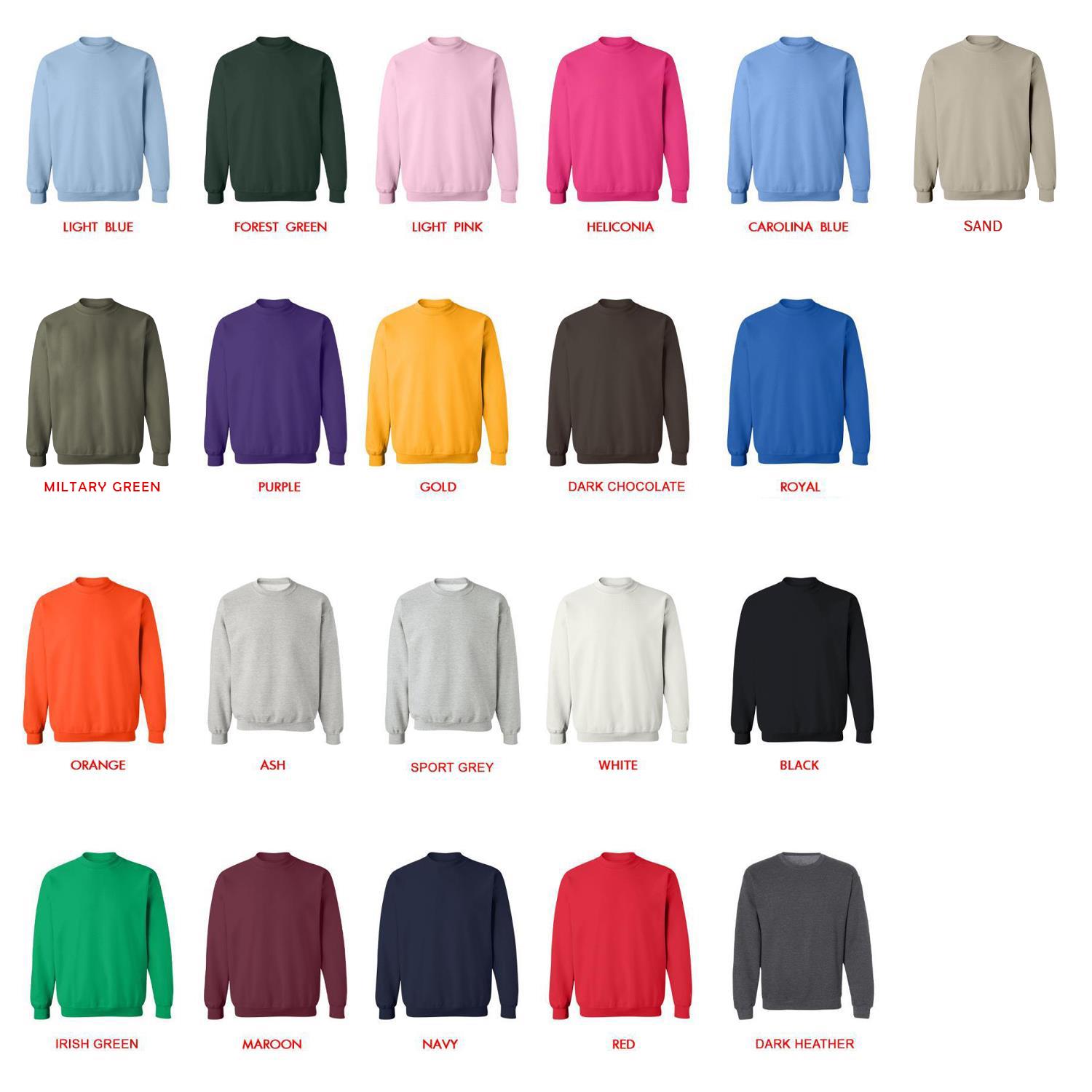 sweatshirt color chart - Cruelty Squad Store