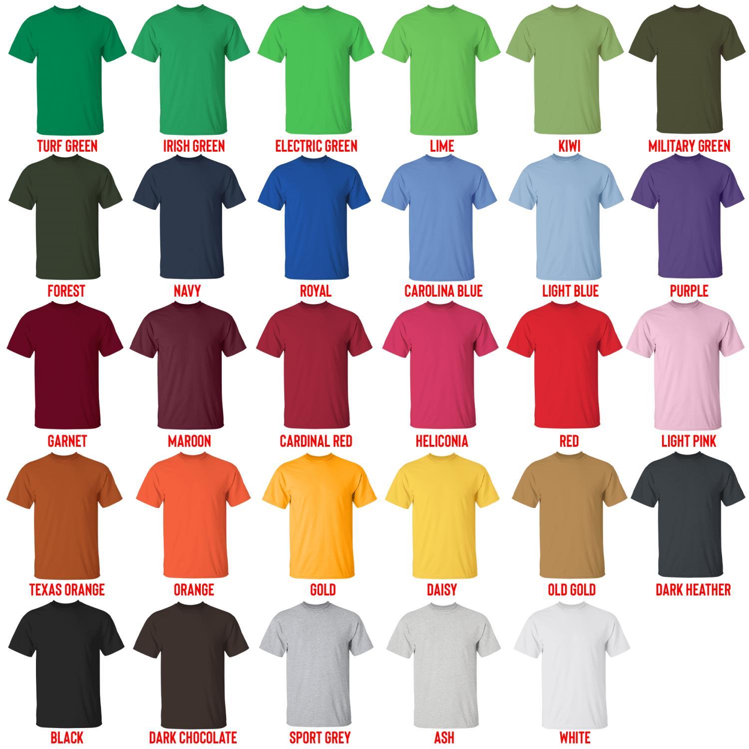 t shirt color chart - Cruelty Squad Store