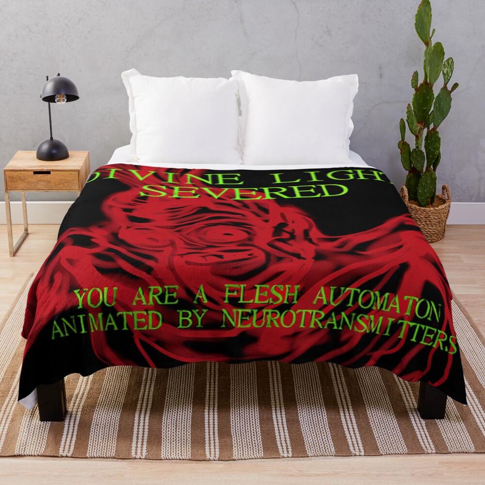 Cruelty Squad Scary Divine Light Throw Blanket